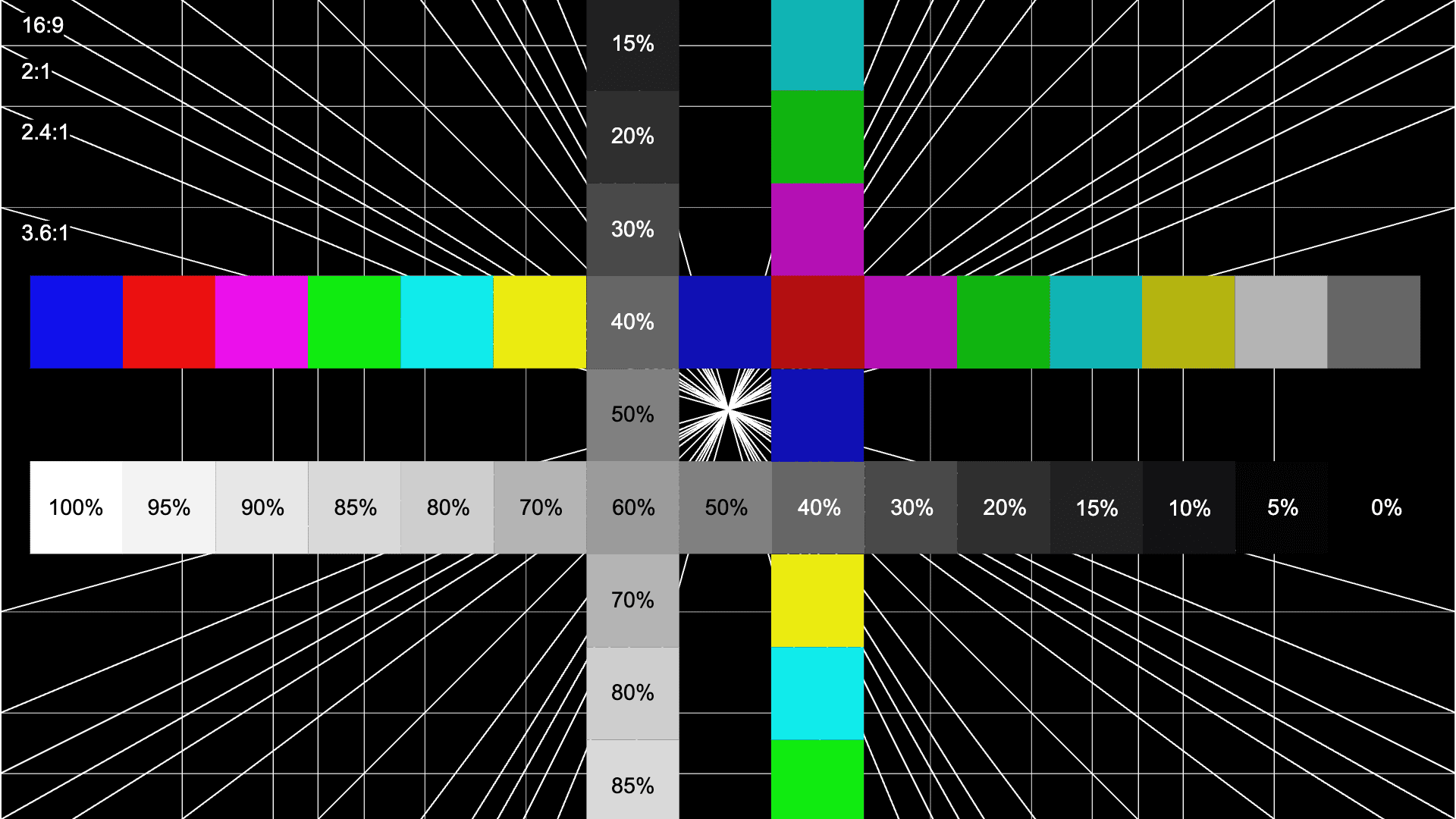 the Calibration and Focus screen