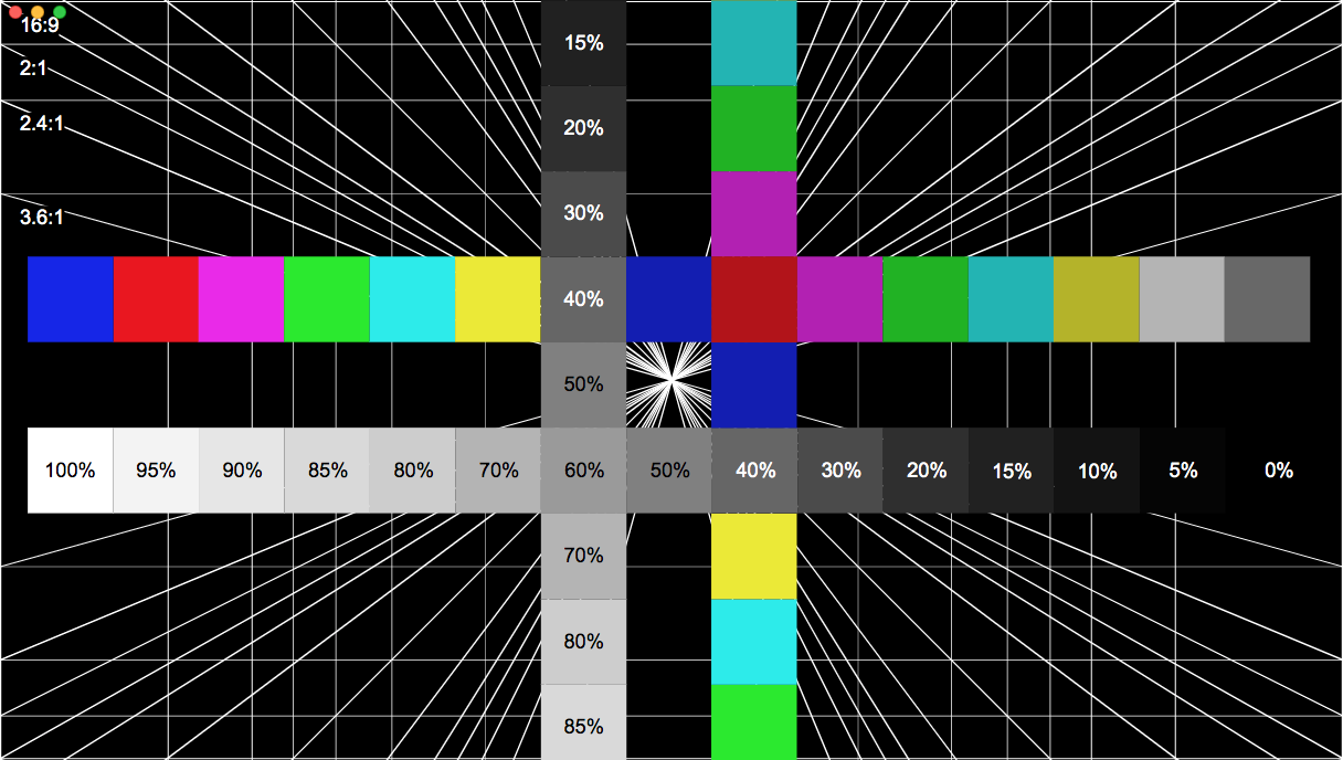 the Calibration and Focus screen