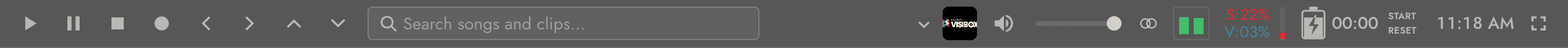 Control Bar