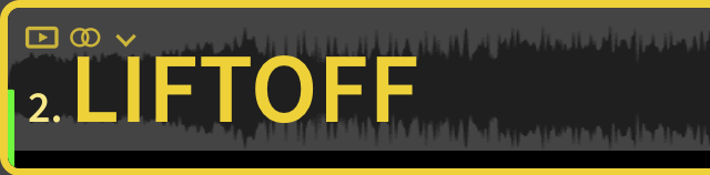 A Song row showing the Poly Mode badge, the audio imaging badge, and the menu chevron