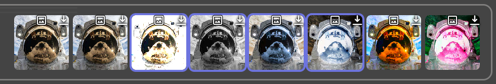 Selecting multiple Clips in Visibox